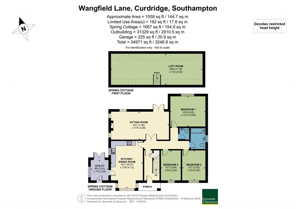 Floorplans For Long Acres Farm, Wangfield Lane, Curdridge, Southampton