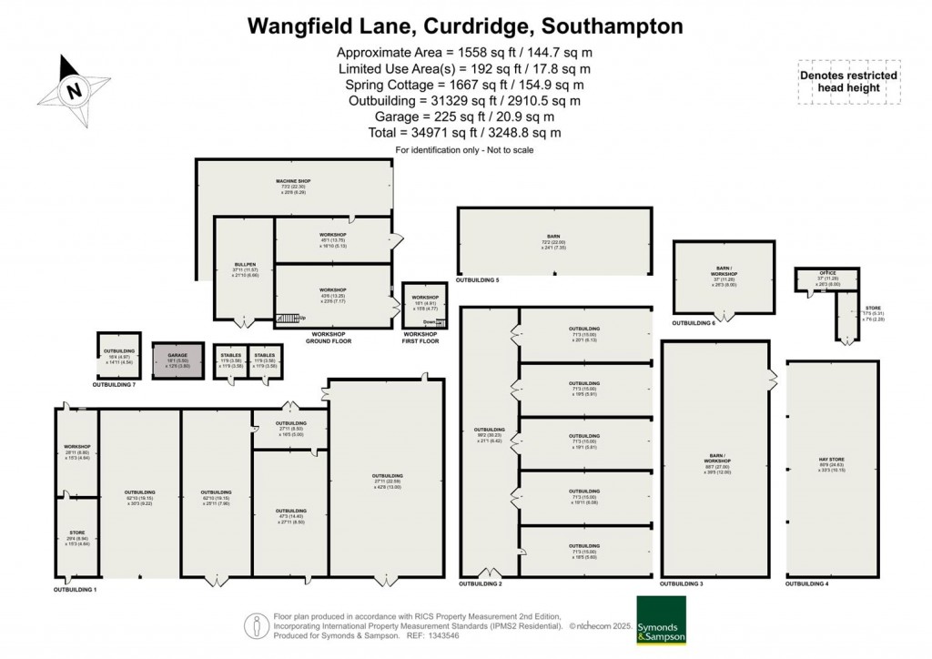 Floorplans For Long Acres Farm, Wangfield Lane, Curdridge, Southampton