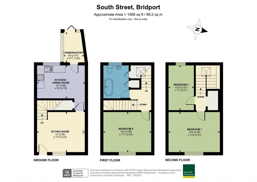 Floorplans For South Street, Bridport