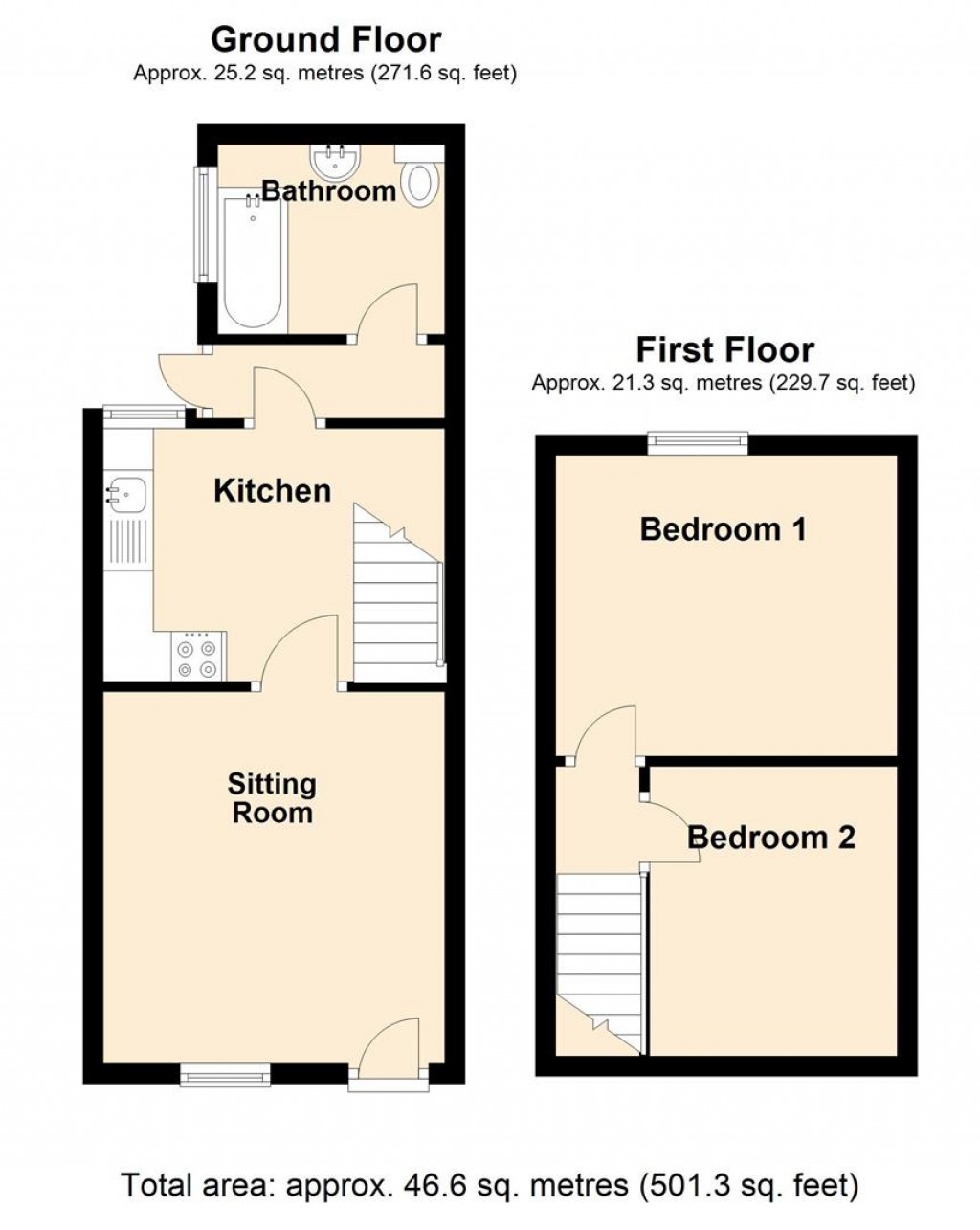 Floorplans For Stanley Road, Newmarket