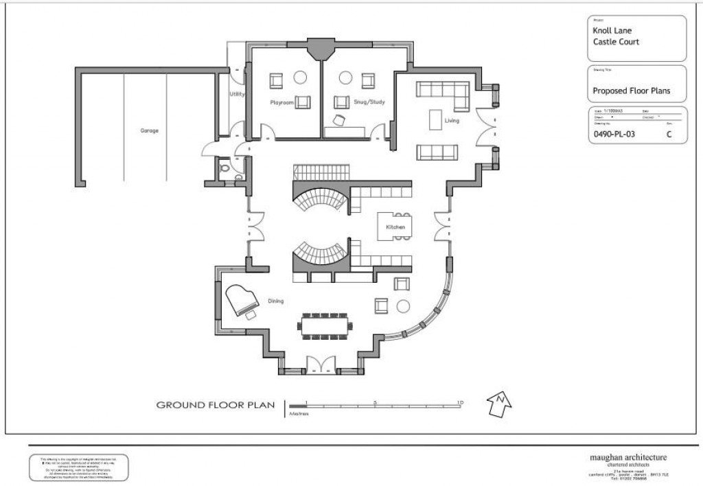 Floorplans For Knoll Lane, Corfe Mullen, Wimborne