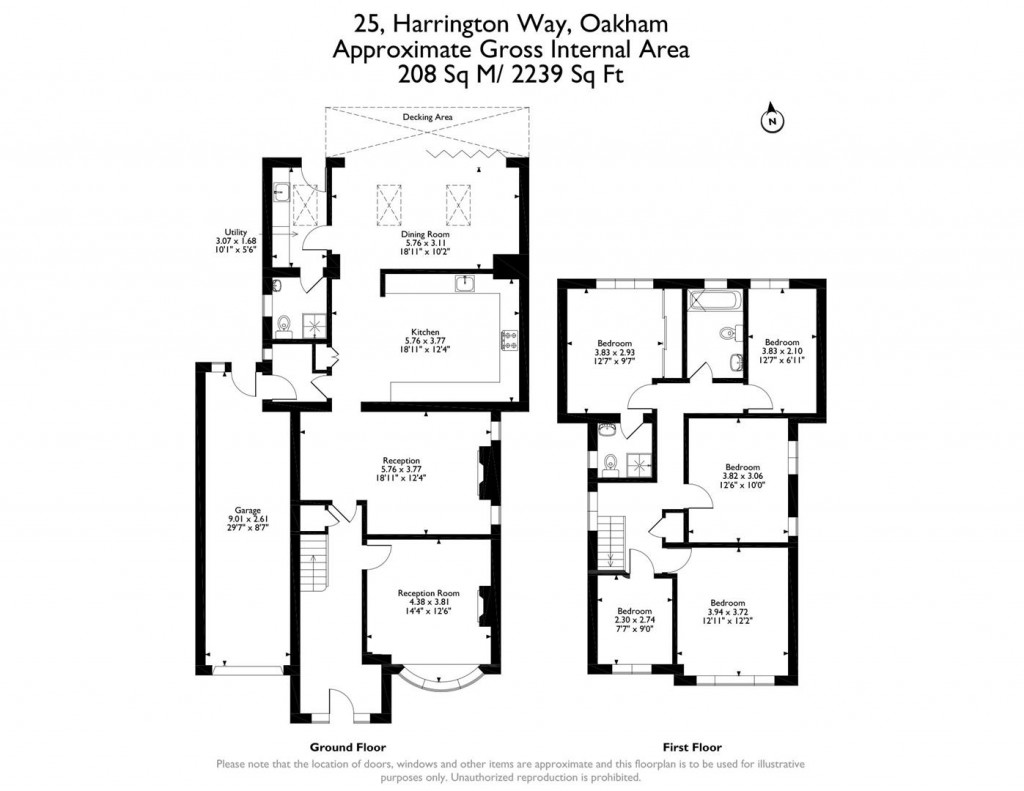 Floorplans For Harrington Way, Oakham, Rutland