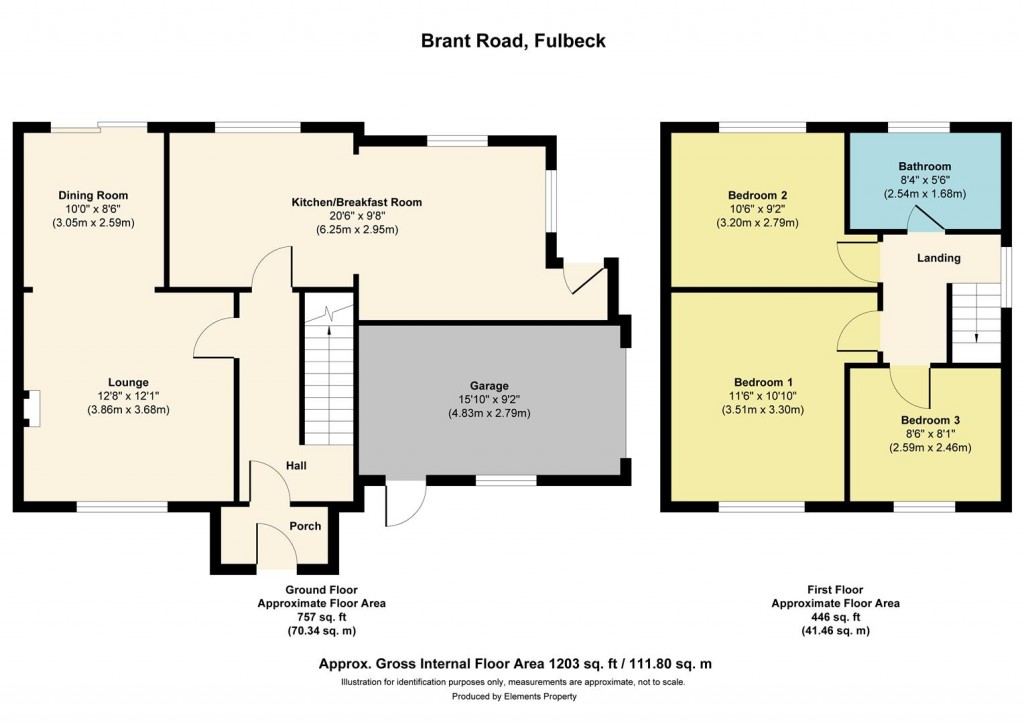 Floorplans For Brant Road, Fulbeck