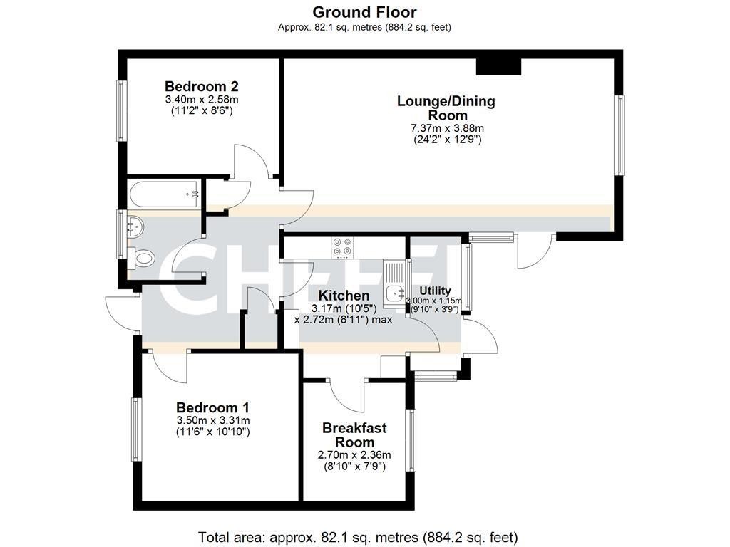 Floorplans For Priors Court, Sutton