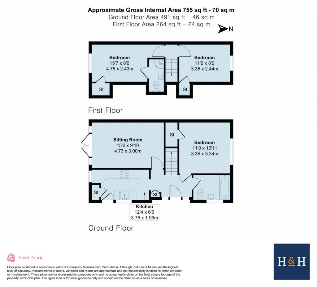 Floorplans For The Willows, Daventry, NN11