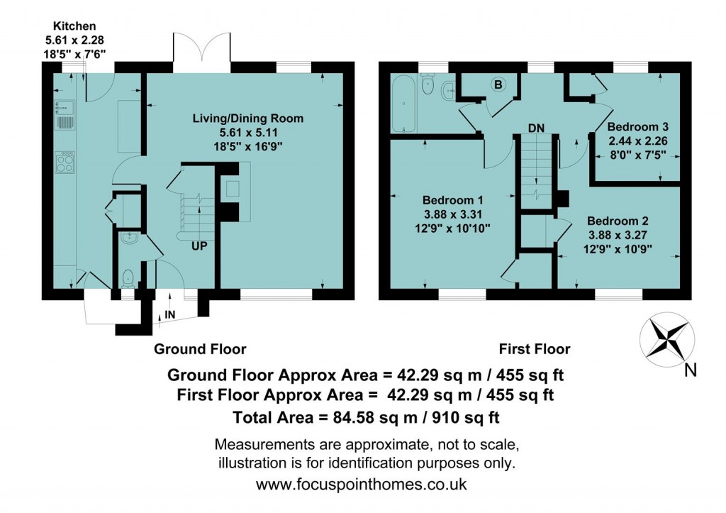 Floorplans For Western Crescent, Banbury