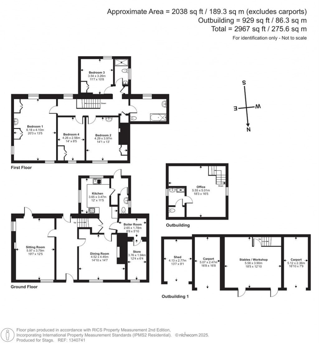 Floorplans For Little Slades, Yeovil
