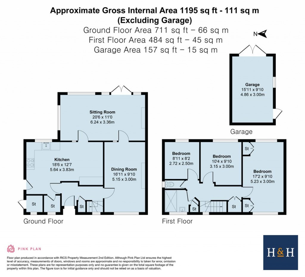 Floorplans For Croft Way, Weedon, Northampton, NN7