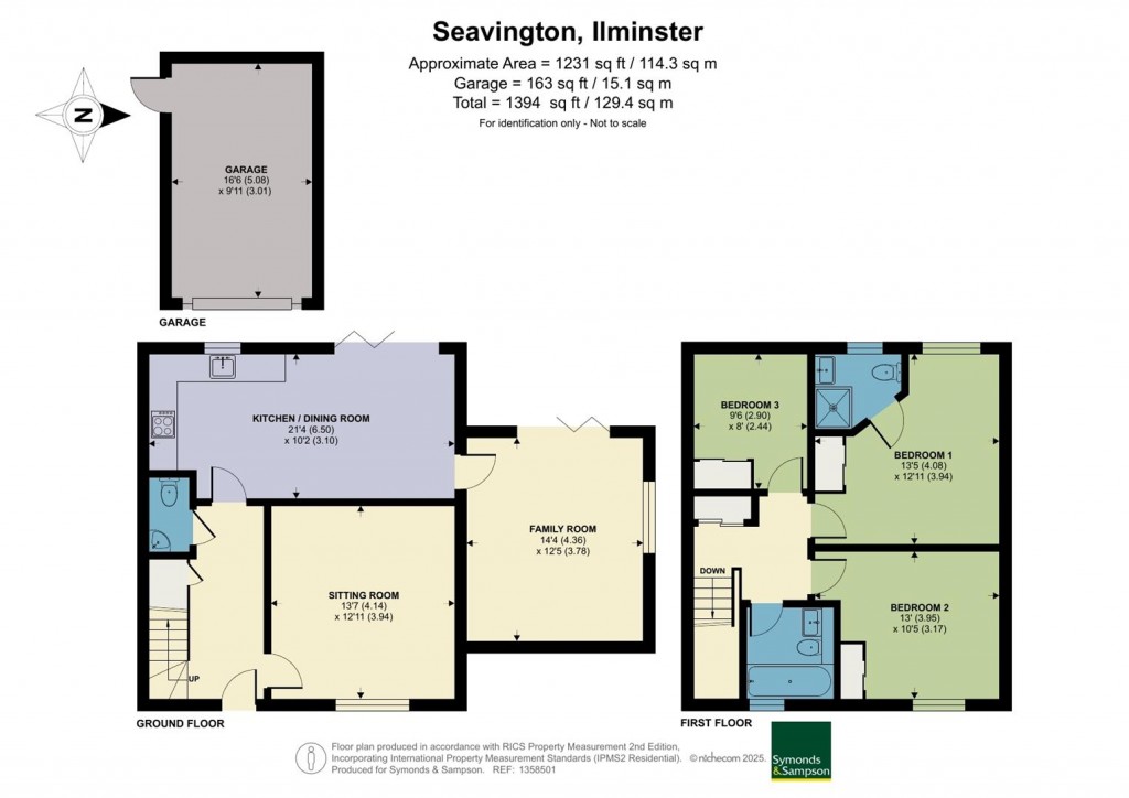 Floorplans For Falcon Close, Seavington, Ilminster