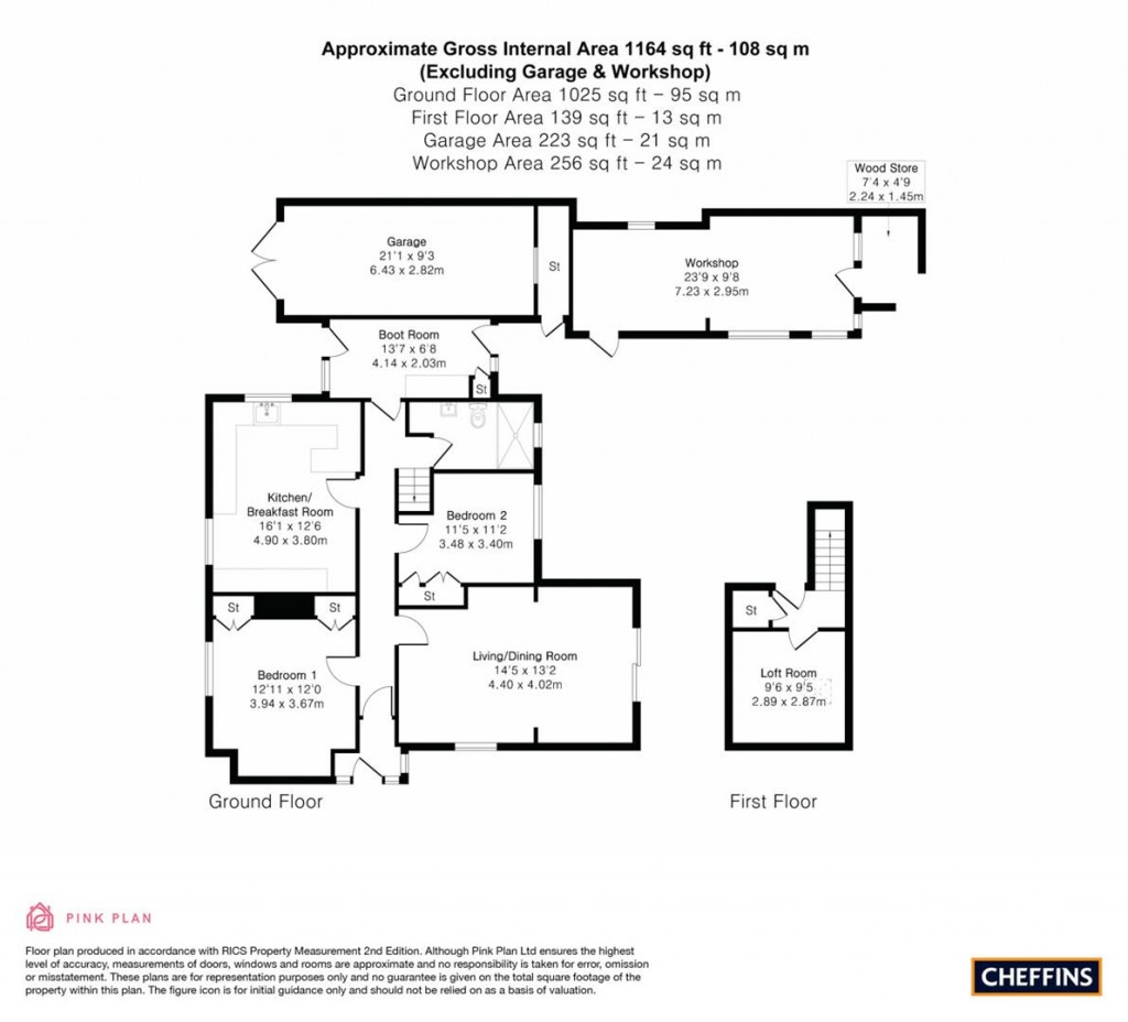 Floorplans For Rectory Road, Kedington, Haverhill