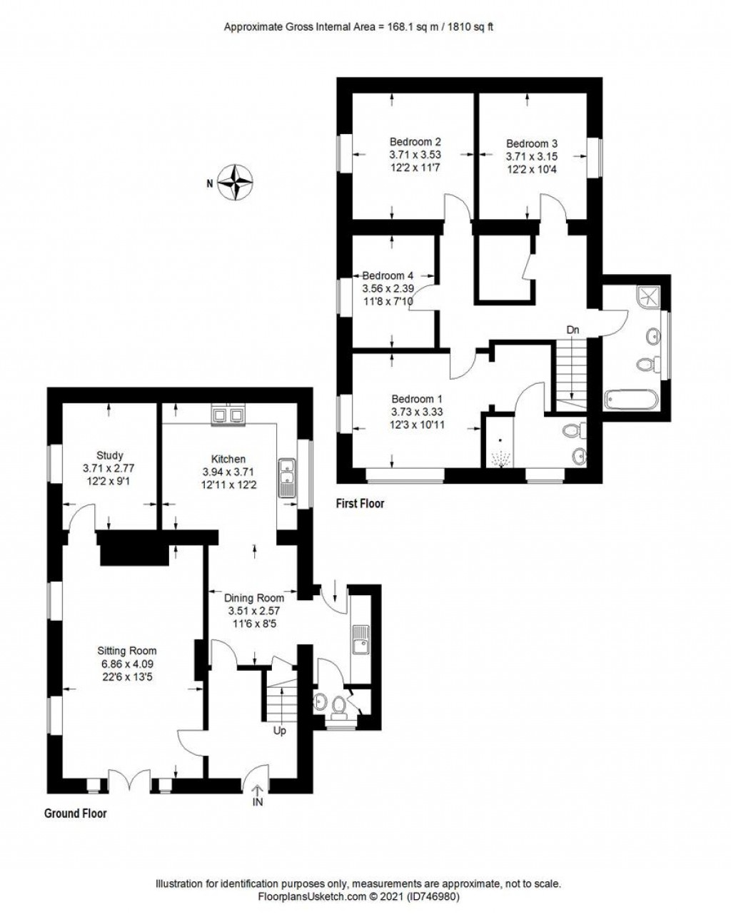 Floorplans For Sawyers Hill, West Buckland