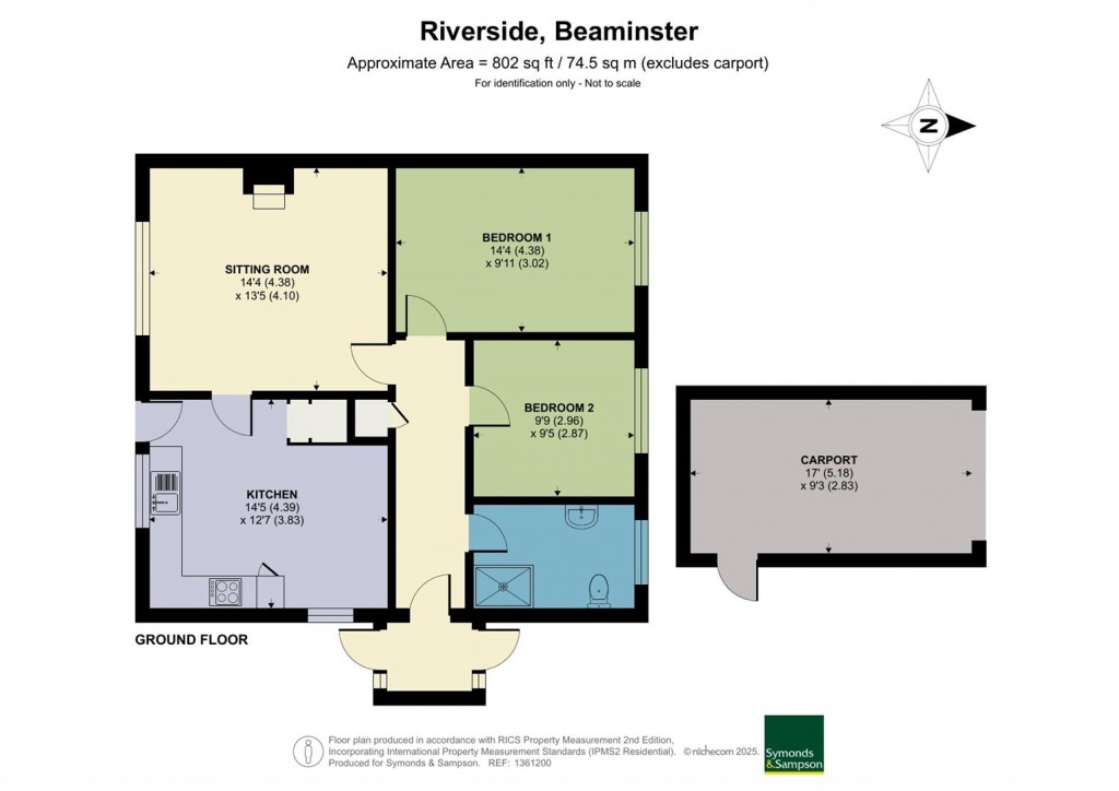 Floorplans For Riverside, Beaminster, Dorset