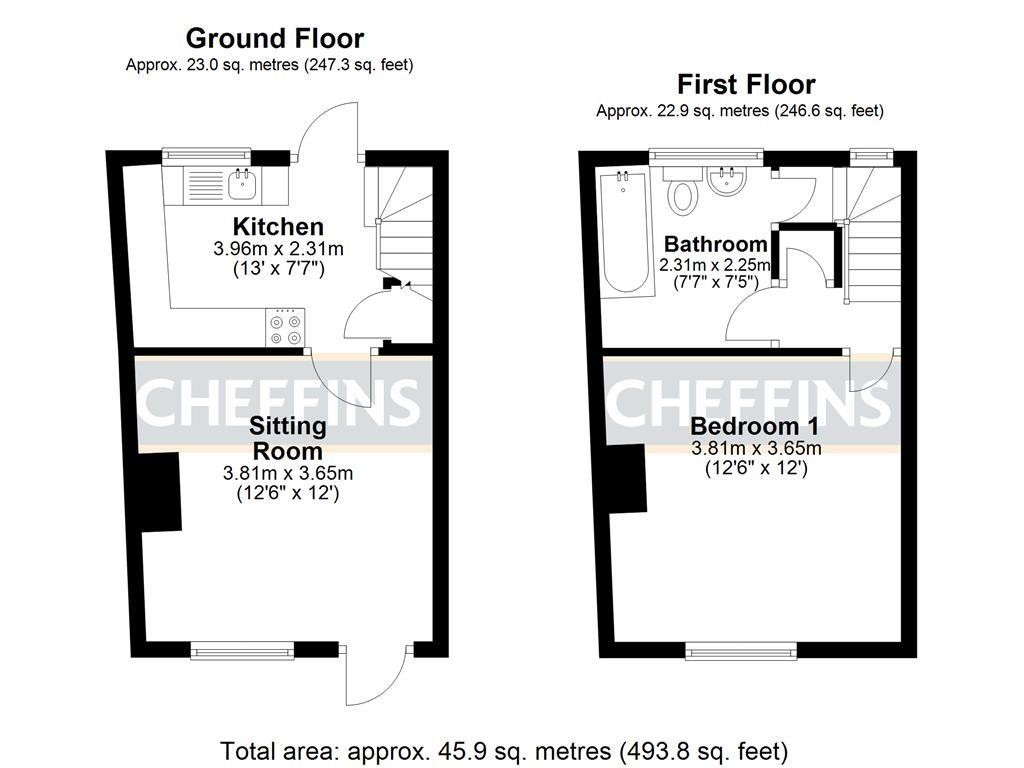 Floorplans For Silver Street, Ely