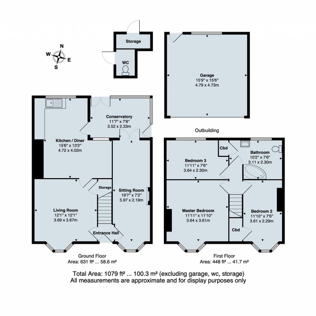 Floorplans For Coleshill Road, Nuneaton
