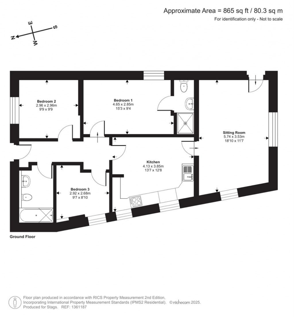 Floorplans For North Lane, Bickington