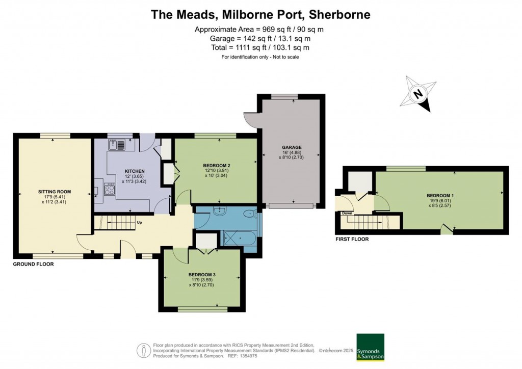 Floorplans For The Meads, Milborne Port, Sherborne