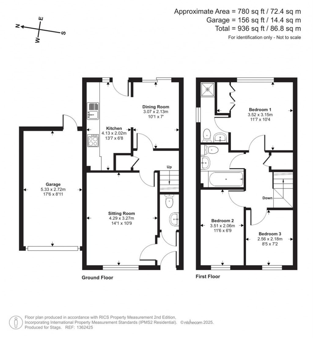 Floorplans For Trinity Close, Wellington