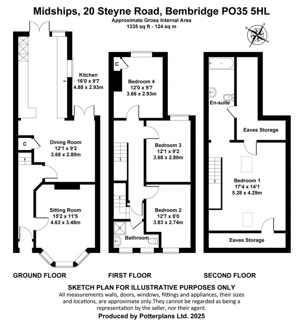 Floorplans For Bembridge, Isle of Wight