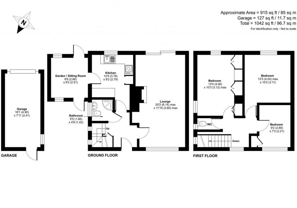 Floorplans For Rowntree Way, Saffron Walden