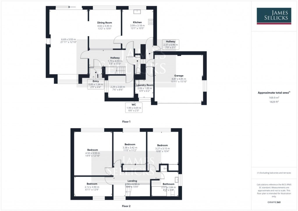 Floorplans For Forsells End, Houghton-On-The-Hill, Leicester