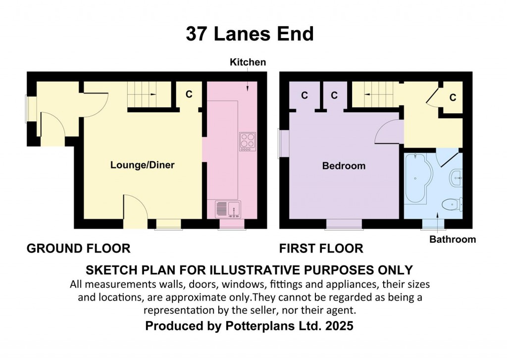 Floorplans For Totland Bay,Isle of Wight
