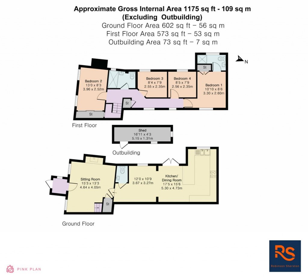 Floorplans For Church Lane, Lewknor