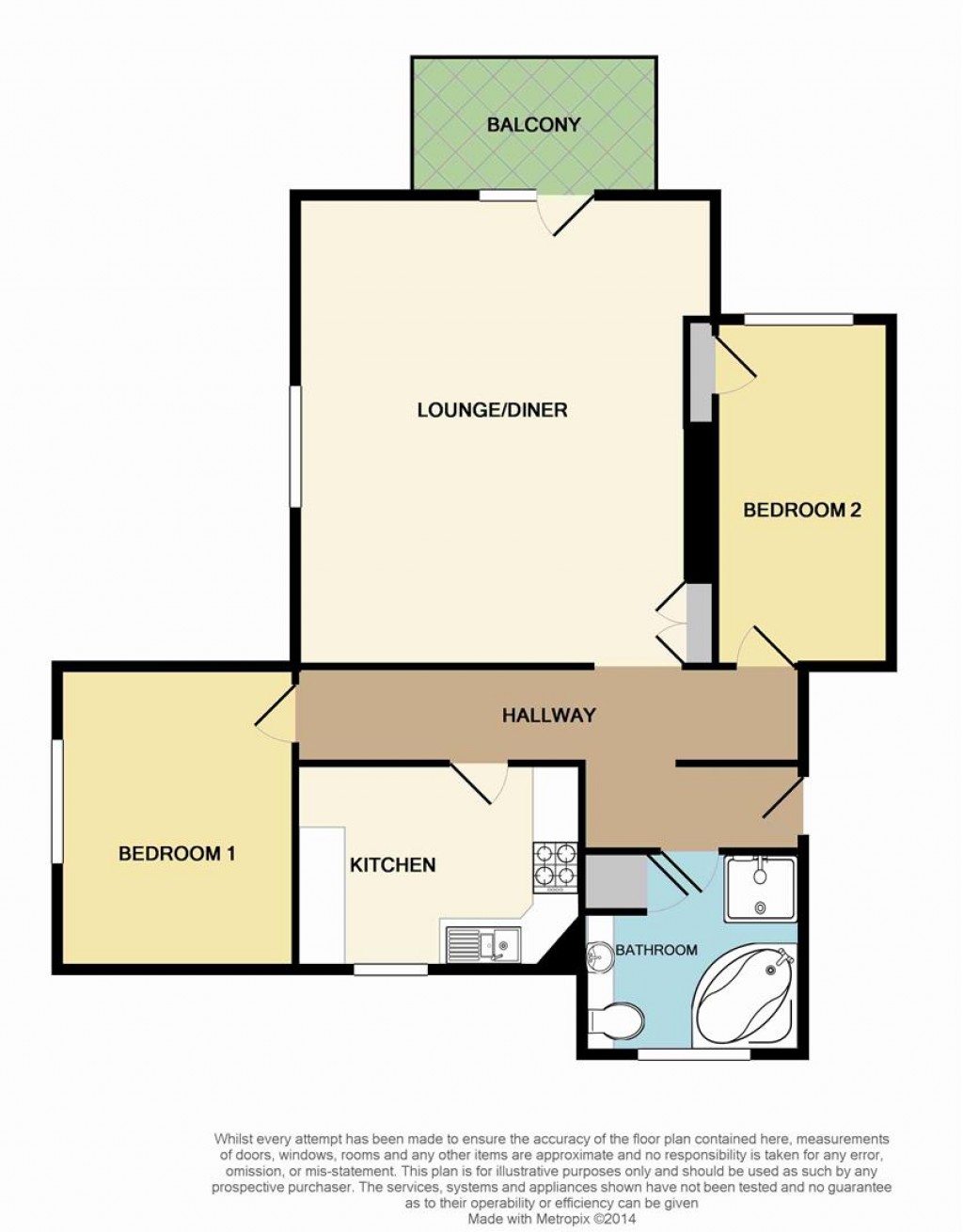 Floorplans For Freshwater Bay, Isle of Wight