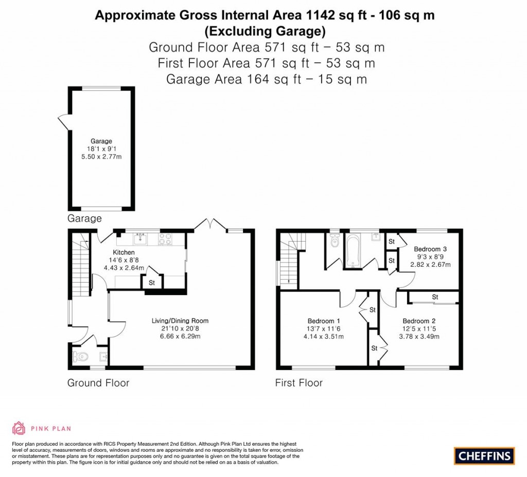 Floorplans For Beechwood Avenue, Bottisham