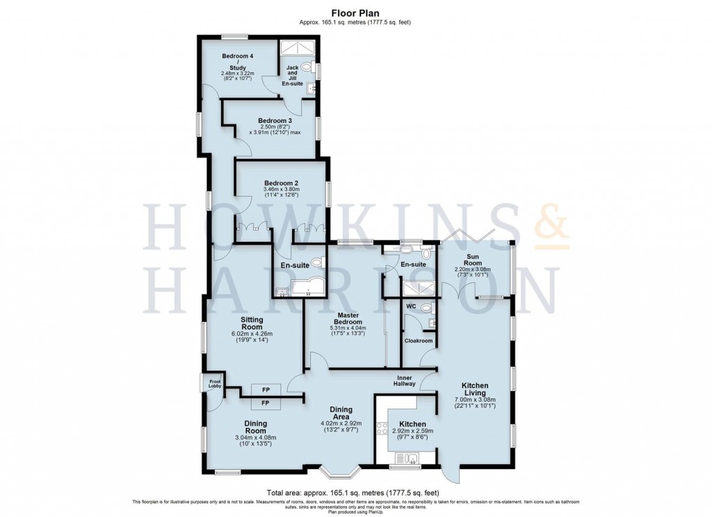 Floorplans For Measham Road, Ashby-De-La-Zouch, LE65