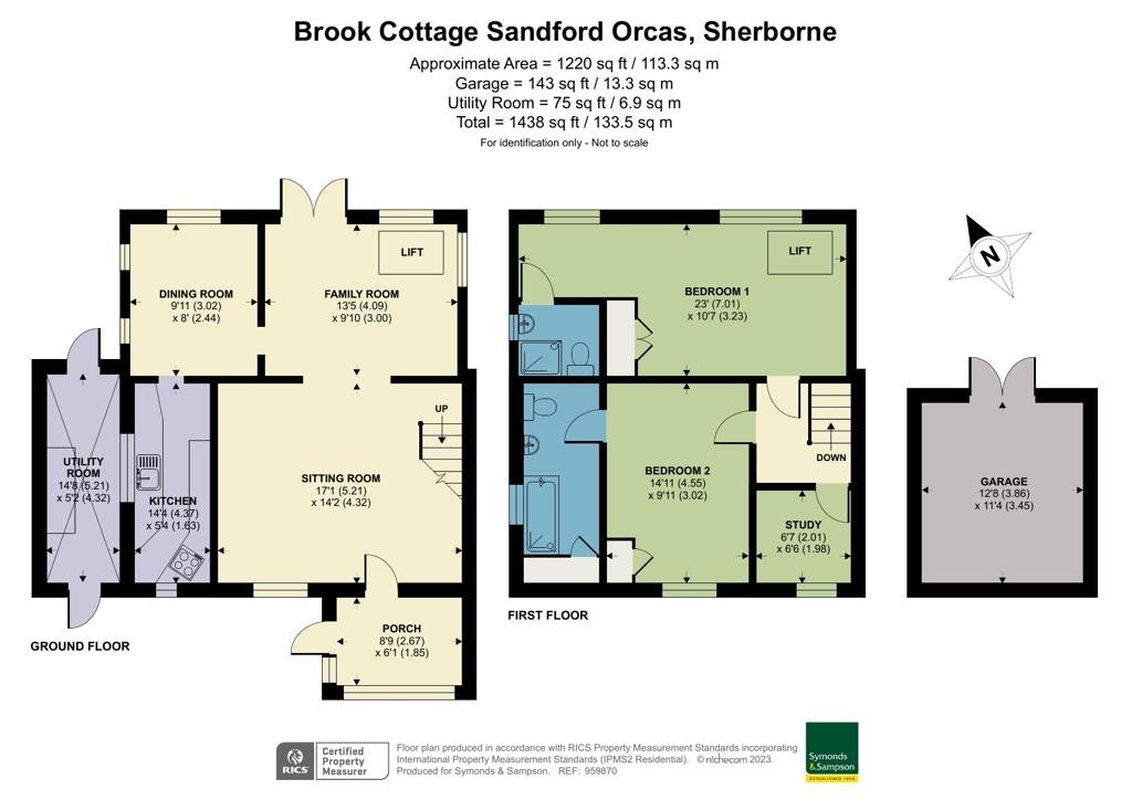 Floorplans For Sandford Orcas, Sherborne, Dorset