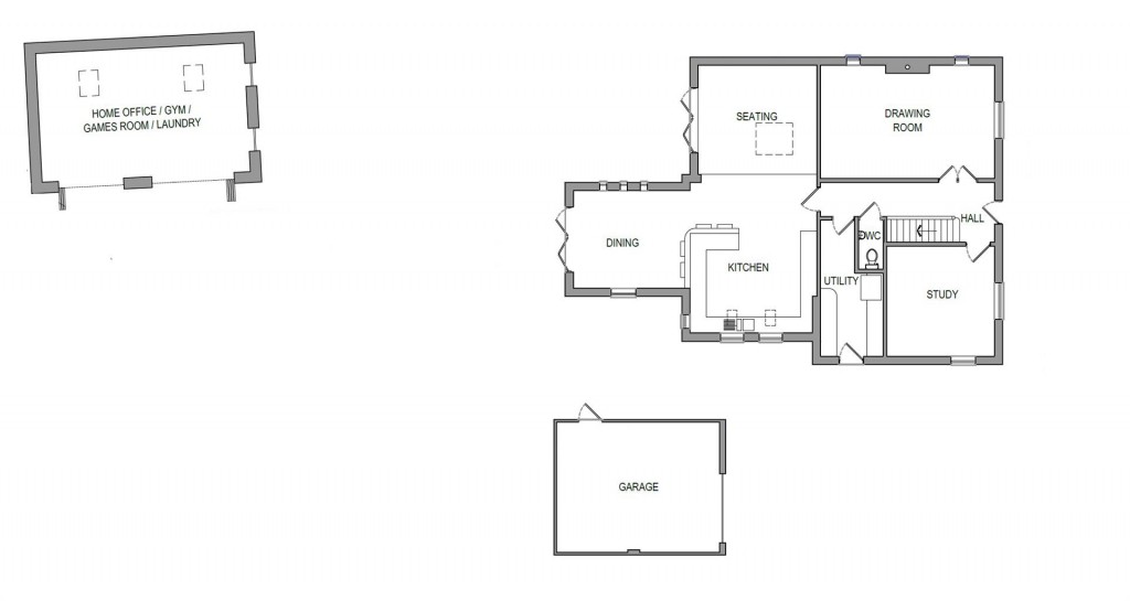Floorplans For Reeves Lane, Wing, Oakham, Rutland