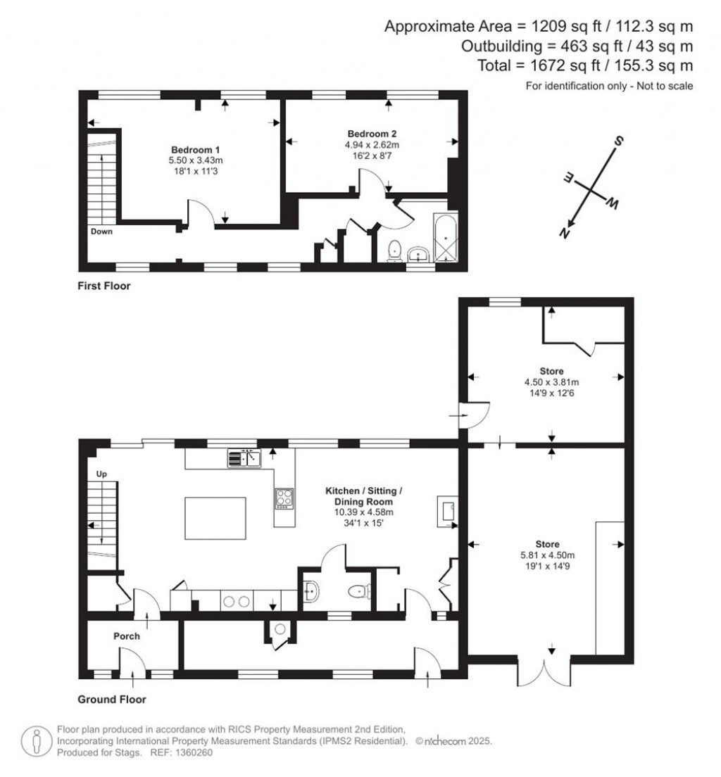 Floorplans For Wheddon Cross, Minehead