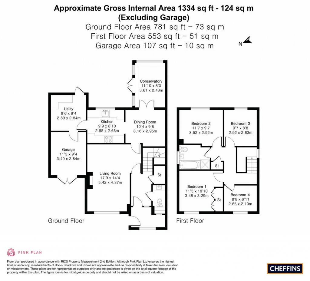 Floorplans For Foxburrow Close, Haverhill, Suffolk, CB9 9JJ
