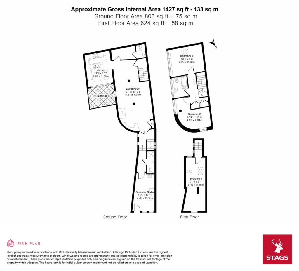 Floorplans For Collins Road, Totnes