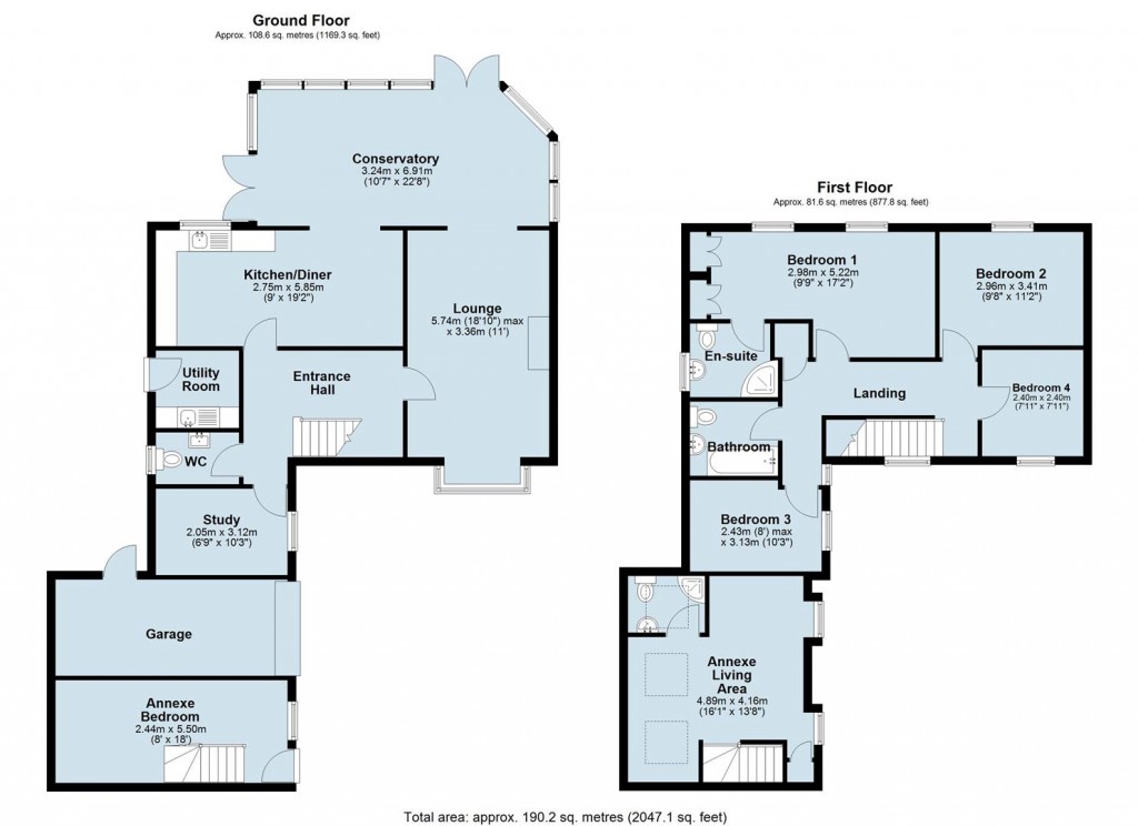 Floorplans For Primula Close, Abington Vale, Northampton, NN3