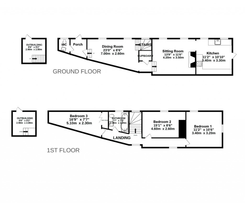 Floorplans For Ramsley, South Zeal, Okehampton