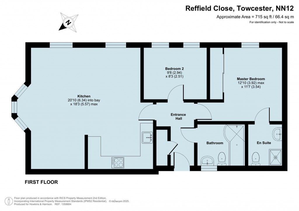 Floorplans For Reffield Close, Towcester, NN12