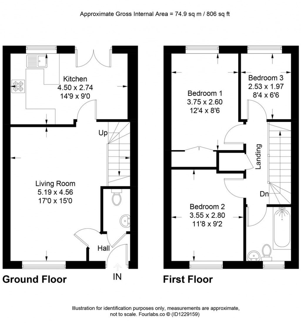 Floorplans For St. Lukes Mews, Cotford St. Luke