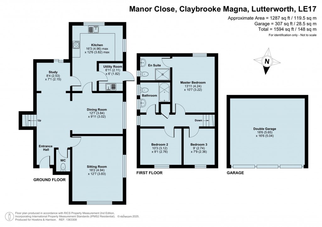 Floorplans For Manor Close, Claybrooke Magna, Lutterworth, LE17