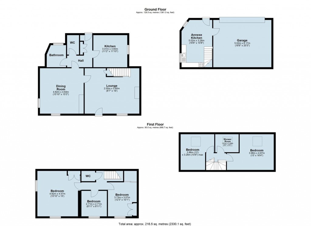 Floorplans For Main Street, Hannington, Northampton, NN6