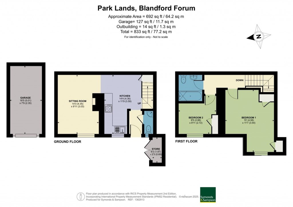 Floorplans For Park Lands, Blandford Forum