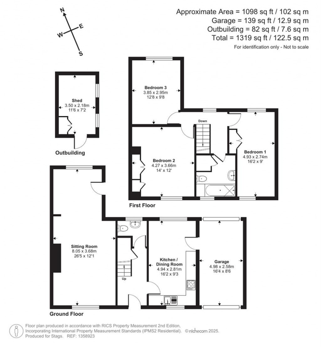 Floorplans For Barneys Close, Charmouth, Bridport