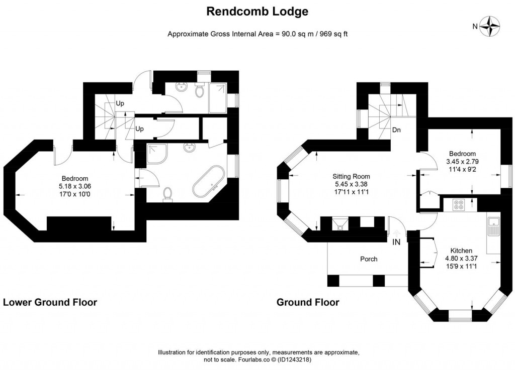 Floorplans For Rendcomb, Gloucestershire