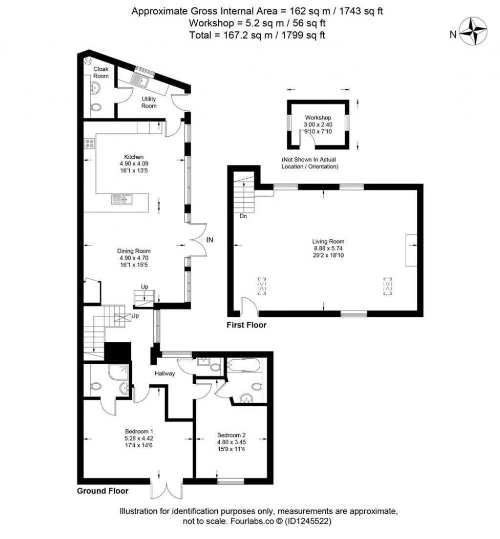 Floorplans For Northway Farm, Halse, Taunton