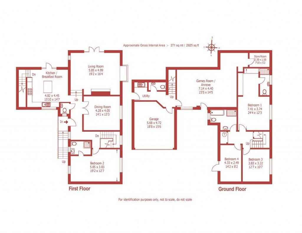 Floorplans For Winterborne Zelston, Blandford Forum