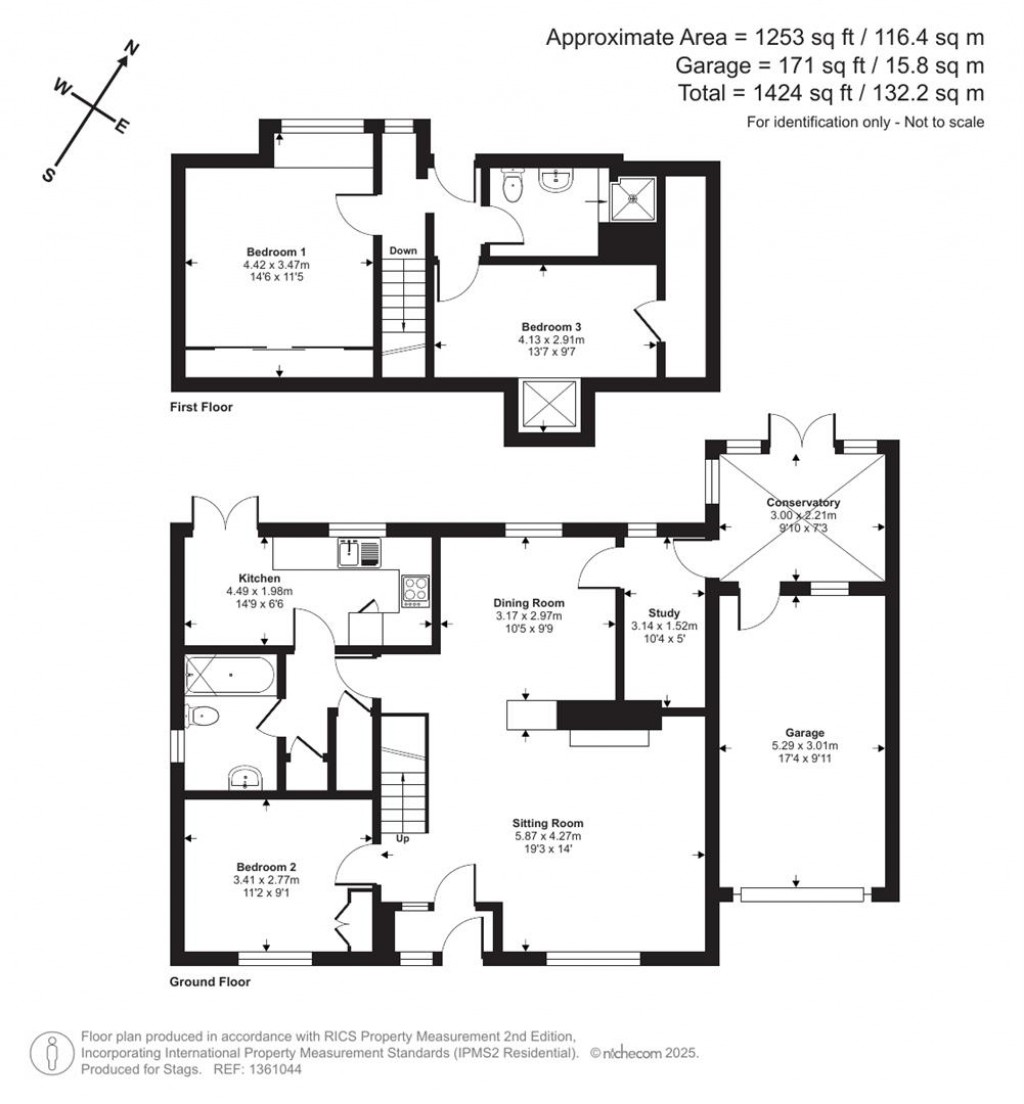 Floorplans For 16 Church Lane, Bicknoller, Taunton