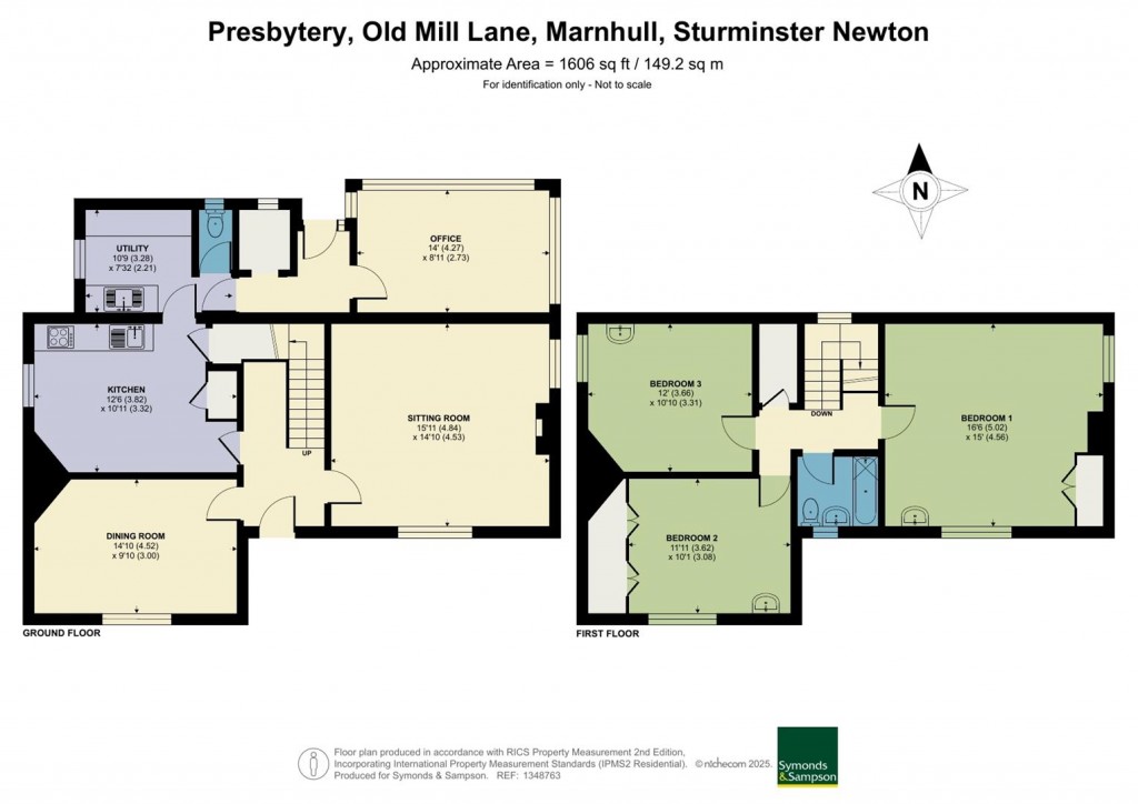 Floorplans For Old Mill Lane, Marnhull, Sturminster Newton