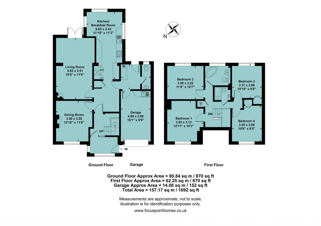 Floorplans For Elizabeth Rise, Banbury