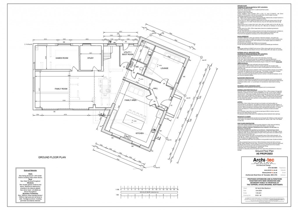 Floorplans For Bridge Road, Stoke Bruerne, NN12