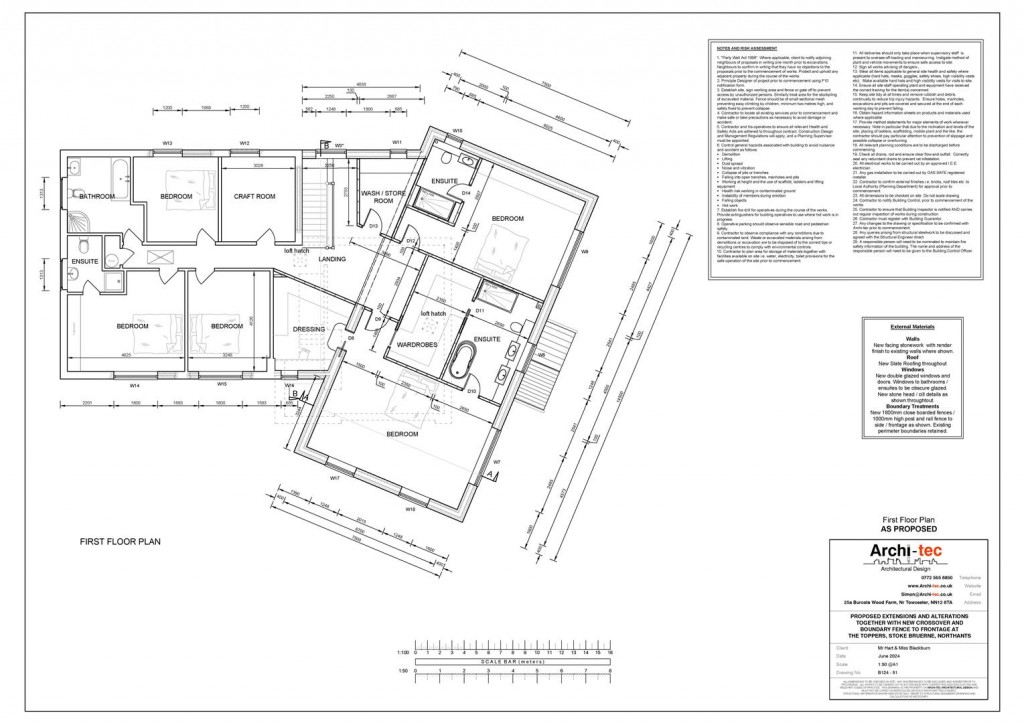 Floorplans For Bridge Road, Stoke Bruerne, NN12